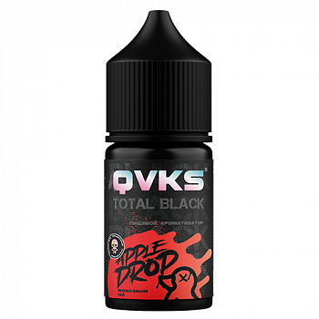 Ароматизатор QVKS TOTAL BLACK KONSTRUKT "Яблоко Вишня Чай" (на 30мл)